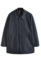 Next Steppmantel mit Trichterkragen Dunkelblau/Schwarz/Blau/Grau/Hellblau