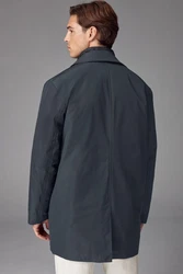 Next Steppmantel mit Trichterkragen Dunkelblau/Schwarz/Blau/Grau/Hellblau