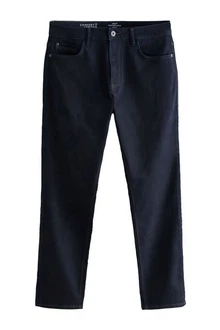 Next Slim-fit-Jeans mit Komfortstretch Dunkelblau/Blau Next Slim-fit-Jeans mit Komfortstretch Dunkelblau/Blau
