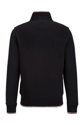 19V69 ITALIA Sweater ZAAN Herren-Trainingsjacke Schwarz/Rot
