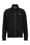 19V69 ITALIA Sweater ZAAN Herren-Trainingsjacke Schwarz/Rot