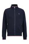 19V69 ITALIA Sweater ZAAN Herren-Trainingsjacke Dunkelblau/Rot