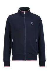 19V69 ITALIA Sweater ZAAN Herren-Trainingsjacke Dunkelblau/Rot