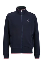 Sweater ZAAN Herren-Trainingsjacke mit dezentem Logo und italienischen