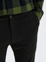 ONLY & SONS Chinohose Hose Chino Basic Reißverschluss Gestaschen (8323) Schwarz (8323)