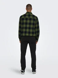 ONLY & SONS Chinohose Hose Chino Basic Reißverschluss Gestaschen (8323) Schwarz (8323)