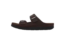BERKEMANN Adam Pantolette Hausschuh Dunkelbraun/Braun