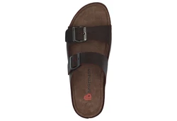 BERKEMANN Adam Pantolette Hausschuh Dunkelbraun/Braun