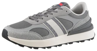 Tommy Jeans Sneaker Ess Technical Running Hellgrau/Grau