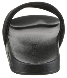 Calvin Klein Jeans SLIDE MONOGRAM Pantolette Schwarz/Dunkelgrün/Türkis