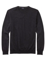 Rundhalspullover Strick Casual moderner Strickpullover