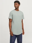 Jack & Jones T-Shirt JJENOA TEE SS CREW NECK Grün/Hellgrün/Dunkelgrün