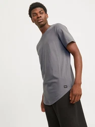 Jack & Jones T-Shirt JJENOA TEE SS CREW NECK Grau/Dunkelgrau/Hellgrau/Dunkelblau/Blau