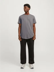 Jack & Jones T-Shirt JJENOA TEE SS CREW NECK Grau/Dunkelgrau/Hellgrau/Dunkelblau/Blau