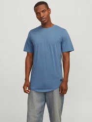 Jack & Jones T-Shirt JJENOA TEE SS CREW NECK blau