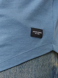 Jack & Jones T-Shirt JJENOA TEE SS CREW NECK blau