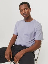 Jack & Jones T-Shirt JJEORGANIC BASIC TEE SS O-NECK pastelllila
