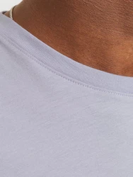 Jack & Jones T-Shirt JJEORGANIC BASIC TEE SS O-NECK pastelllila