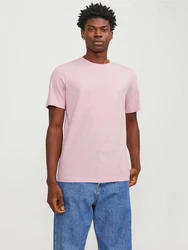 Jack & Jones T-Shirt JJEORGANIC BASIC TEE SS O-NECK rosa