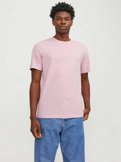 Jack & Jones T-Shirt JJEORGANIC BASIC TEE SS O-NECK rosa Jack & Jones T-Shirt JJEORGANIC BASIC TEE SS O-NECK rosa