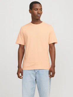 Jack & Jones T-Shirt JJEORGANIC BASIC TEE SS O-NECK Orange/Beige/Rosa Jack & Jones T-Shirt JJEORGANIC BASIC TEE SS O-NECK Orange/Beige/Rosa