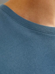 Jack & Jones T-Shirt JJEORGANIC BASIC TEE SS O-NECK Blau/Türkis/Grau