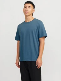 Rundhalsshirt JJEORGANIC BASIC TEE SS O-NECK NOOS mit Rundhalsausschnitt