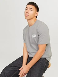 JACK & JONES Herren Jjecorp Logo Tee O-Neck Noos T-Shirt Grau/Dunkelgrau/Hellgrau
