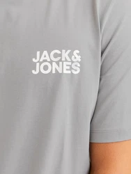 JACK & JONES Herren Jjecorp Logo Tee O-Neck Noos T-Shirt Grau/Dunkelgrau/Hellgrau