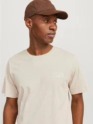 JACK & JONES Herren Jjecorp Logo Tee O-Neck Noos T-Shirt Khaki/Beige