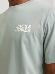 JACK & JONES Herren Jjecorp Logo Tee O-Neck Noos T-Shirt pastellgrün/weiß
