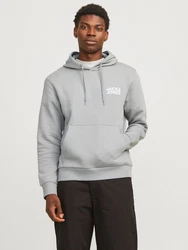 Jack & Jones Sweatshirt JJECORP LOGO SWEAT HOOD (3478) grau