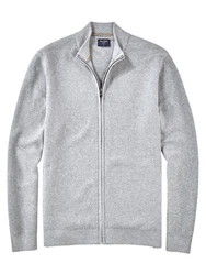 OLYMP Strickjacke Casual Grau/Silber/Hellgrau