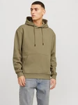 Jack & Jones Sweatshirt JJEBradley Dunkelgrün/Khaki/Grün