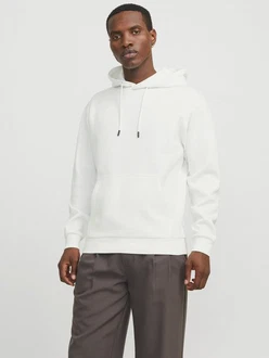 Jack & Jones Sweatshirt JJEBradley Weiß/Khaki/Grau/Beige/Creme/Hellgrau