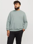 Jack & Jones PlusSize Sweatshirt JJEBradley Grün/Hellblau/Hellgrün/Dunkelgrün