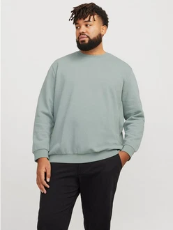 Jack & Jones PlusSize Sweatshirt JJEBradley Grün/Hellblau/Hellgrün/Dunkelgrün Jack & Jones PlusSize Sweatshirt JJEBradley Grün/Hellblau/Hellgrün/Dunkelgrün