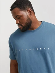 Jack & Jones T-Shirt JJEStar Blau/Hellblau/Grau
