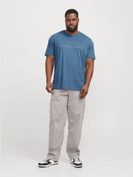 Jack & Jones T-Shirt JJEStar Blau/Hellblau/Grau