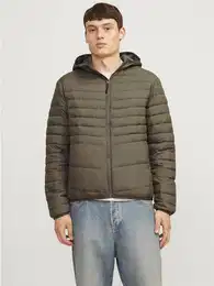 Steppjacke JJESTATE PACKABLE PUFFER HOOD NOOS mit Kapuze