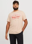 Jack & Jones Plus T-Shirt Gelb/Gold/Braun Jack & Jones Plus T-Shirt Gelb/Gold/Braun