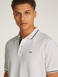 Tommy Jeans Poloshirt Grau/Creme/Khaki/Weiß/Beige