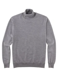 OLYMP Rollkragenpullover Strick Casual Grau/Hellgrau/Dunkelgrau/Silber