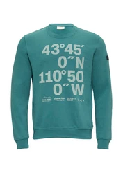 s.Oliver Sweatshirt Grün/Türkis/Blau