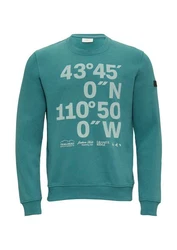 s.Oliver Sweatshirt Grün/Türkis/Blau