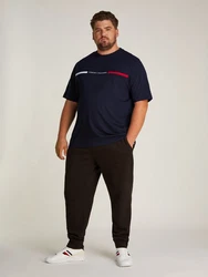 Tommy Hilfiger Big & Tall BT-HILFIGER CHEST INSERT TEE Groen