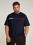Tommy Hilfiger Big & Tall BT-HILFIGER CHEST INSERT TEE Groen