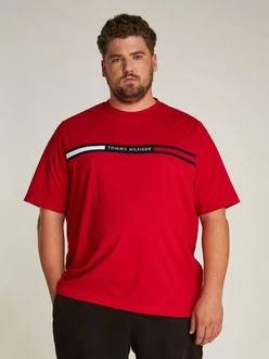 Tommy Hilfiger Big & Tall BT-HILFIGER CHEST INSERT TEE