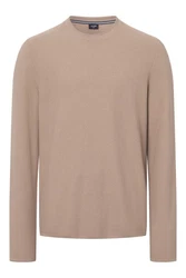 Joop Jeans Rundhalspullover Hajon Braun/Grau/Khaki/Beige/Lila