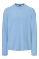 Joop Jeans Rundhalspullover Hajon Blau/Hellblau